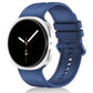 For Galaxy Watch9 / 8 / 8 Classic xDfind Solid Color Vertical Striped Silicone Watch Band, S, L