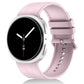 For Galaxy Watch9 / 8 / 8 Classic xDfind Solid Color Vertical Striped Silicone Watch Band, S, L