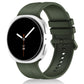 For Galaxy Watch9 / 8 / 8 Classic xDfind Solid Color Vertical Striped Silicone Watch Band, S, L