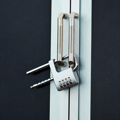 Adjustable Lock-Length Combination Lock for Cabinet Door Handles