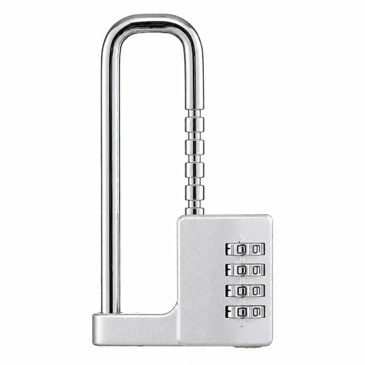 Adjustable Lock-Length Combination Lock for Cabinet Door Handles