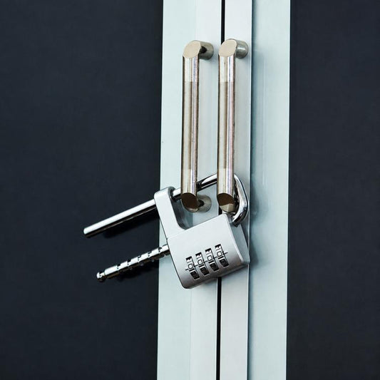 Adjustable Lock-Length Combination Lock for Cabinet Door Handles