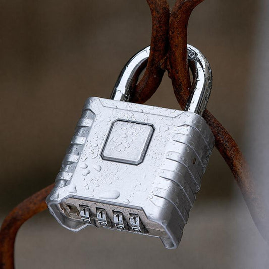 All-Metal Combination Padlock Heavy-Duty Lock for Warehouse & Garden Gate
