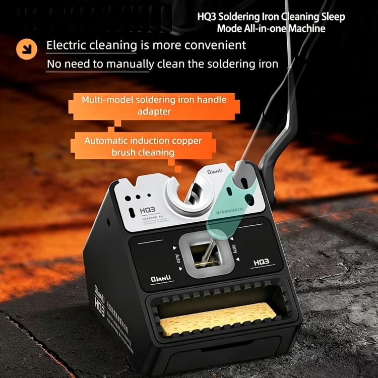 QIANLI HQ3 Soldering Iron Tip Cleaning and Sleep Mode Integrated Machine