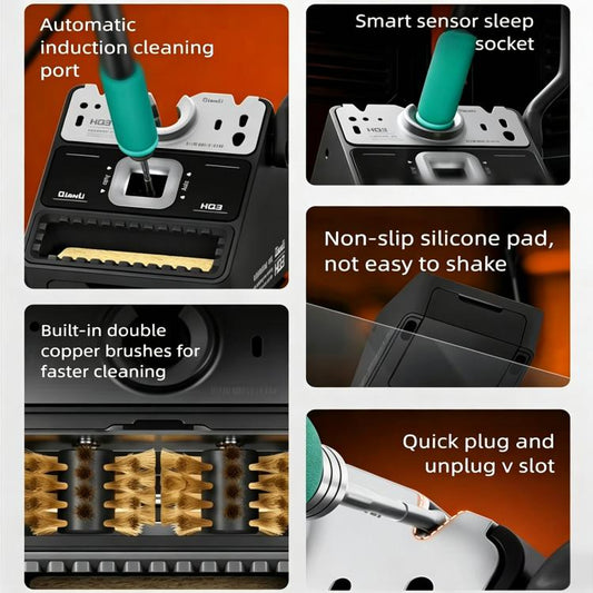 QIANLI HQ3 Soldering Iron Tip Cleaning and Sleep Mode Integrated Machine