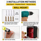 Wall-Mount Key Storage Box Combination Lock with Steel Cable & Plastic Lock Body