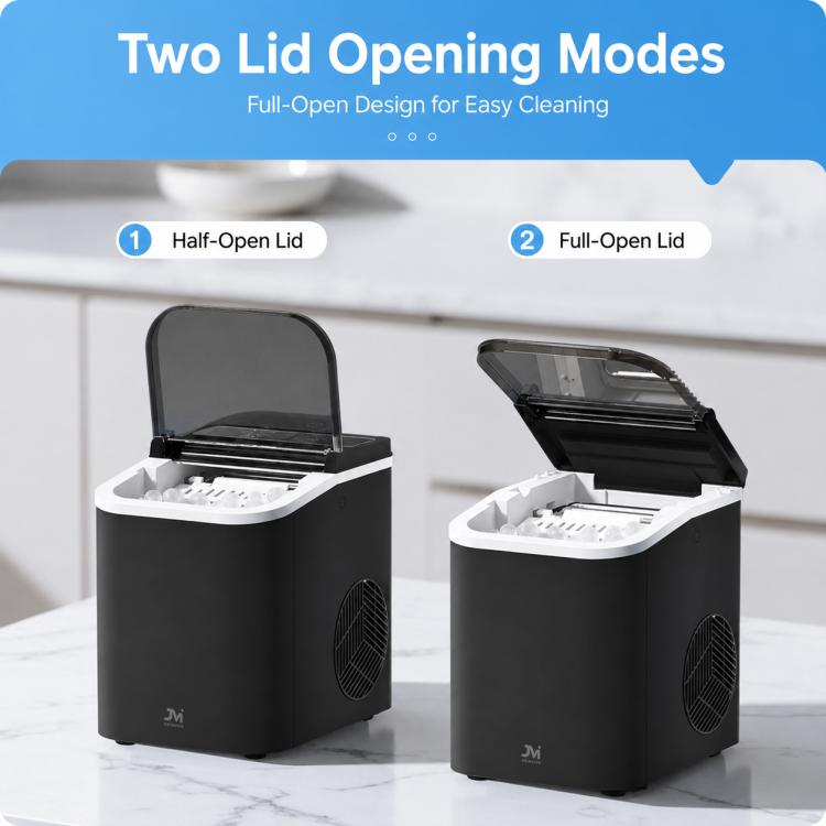 JI-A02A Portable Fully Automatic Mini Bullet Shaped Ice Maker, EU Plug, US Plug, UK Plug