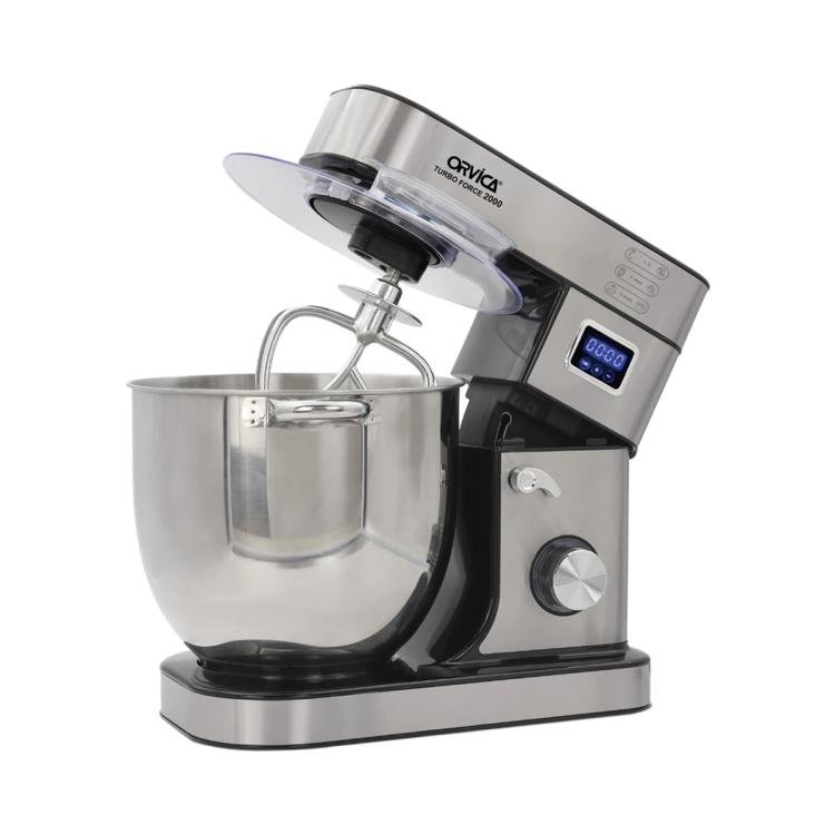 ORVICA ORM-208 Tabletop Stainless Steel Dough Kneading Mixing Machine, EU Plug
