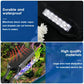 Black clip-on aquarium LED light with waterproof housing and heat-dissipation fins