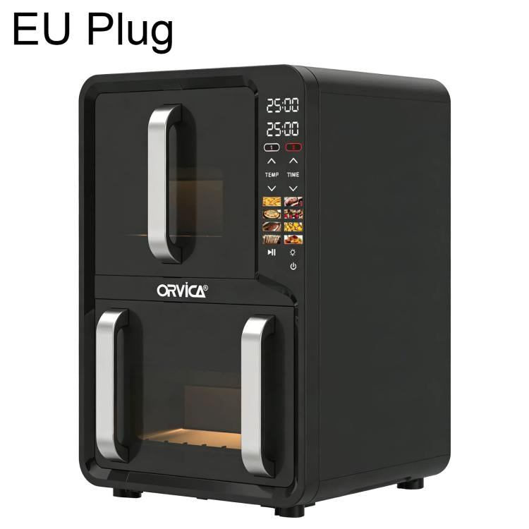 ORVICA ORM-8880 Double Drawer Large Capacity Air Fryer, EU Plug, US Plug, UK Plug, AU Plug