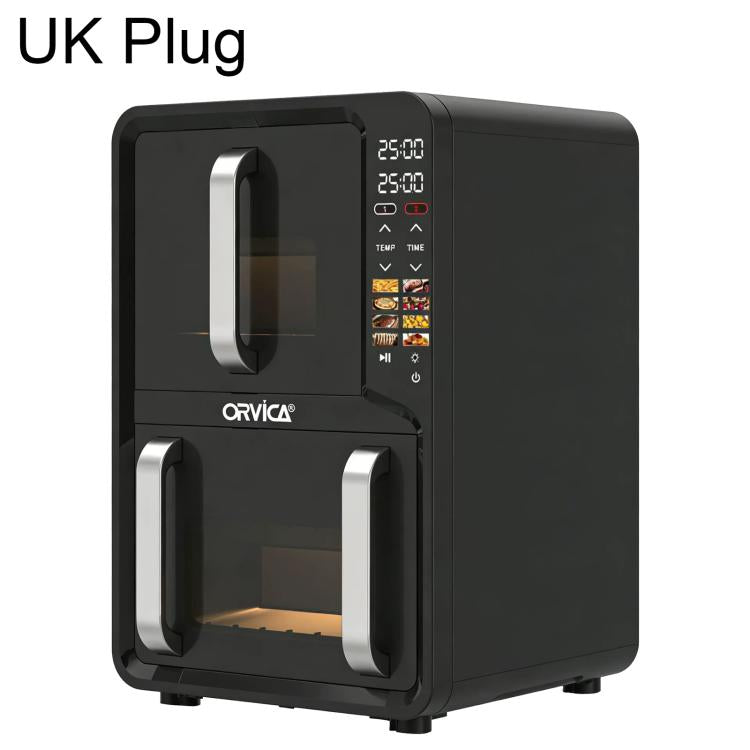 ORVICA ORM-8880 Double Drawer Large Capacity Air Fryer, EU Plug, US Plug, UK Plug, AU Plug