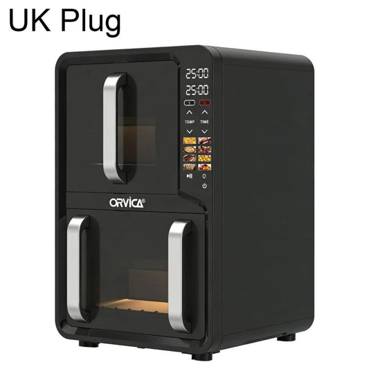 ORVICA ORM-8880 Double Drawer Large Capacity Air Fryer, EU Plug, US Plug, UK Plug, AU Plug