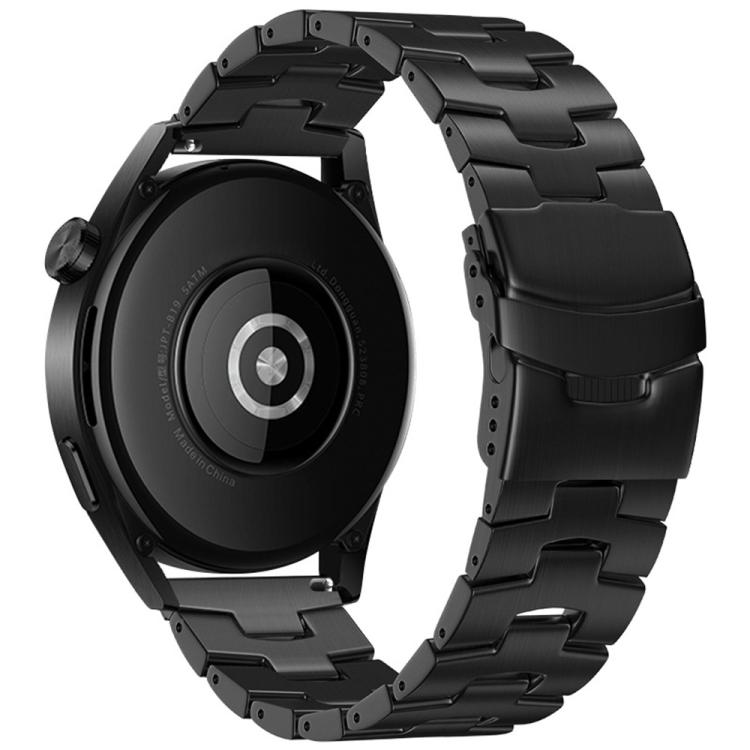 Safety Buckle Titanium Alloy Watch Band, 22mm