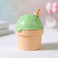 Ice Cream Shape Type-C Mini Desktop Night Light Humidifier, Water Tank Capacity: 150ml
