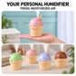 Ice Cream Shape Type-C Mini Desktop Night Light Humidifier, Water Tank Capacity: 150ml