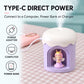 Type-C Mini Desktop Night Light Humidifier, Water Tank Capacity: 300ml, Panda, Angel