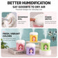 Type-C Mini Desktop Night Light Humidifier, Water Tank Capacity: 300ml, Panda, Angel