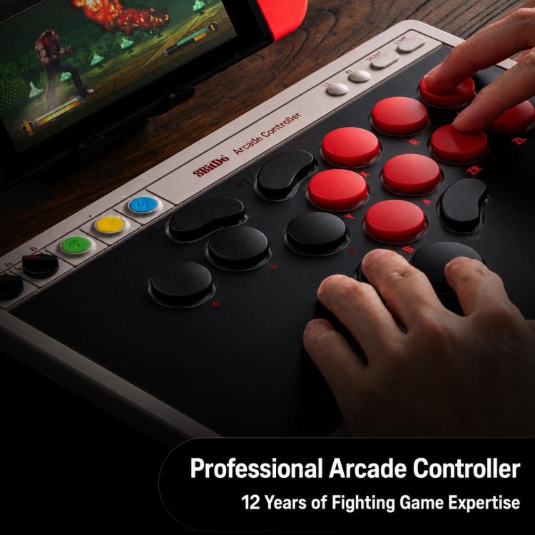 8BitDo Tianren Star Retro Arcade Controller for Switch / Windows PC, For Switch