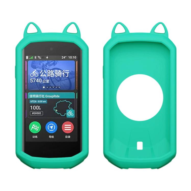Bicycle Stopwatch Silicone Cat Ears Cover, For Garmin Edge 1050
