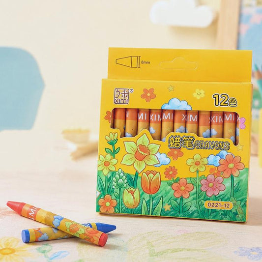 Children Washable Color Crayons Oil Pastels, 6 Colors, 8 Colors, 12 Colors, 24 Colors