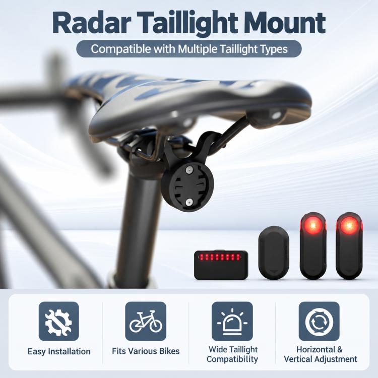 CYCLAMi S11 Universal Bike Radar Tail Light Bracket, S11