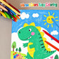 Children Washable Color Crayons Triangular Plastic Crayons, 12 Colors, 24 Colors, 36 Colors