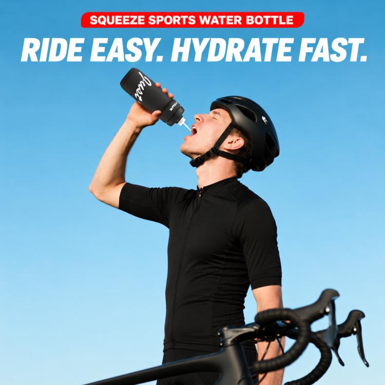 CYCLAMi 650ml Portable Squeeze Water Bottle for Outdoor Cycling