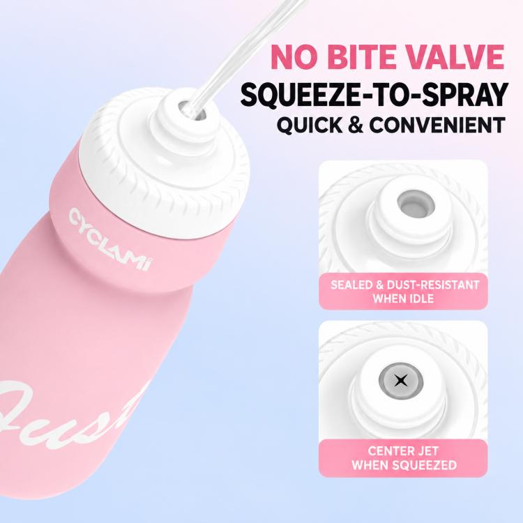 CYCLAMi 650ml Portable Squeeze Water Bottle for Outdoor Cycling