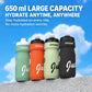 CYCLAMi 650ml Portable Squeeze Water Bottle for Outdoor Cycling