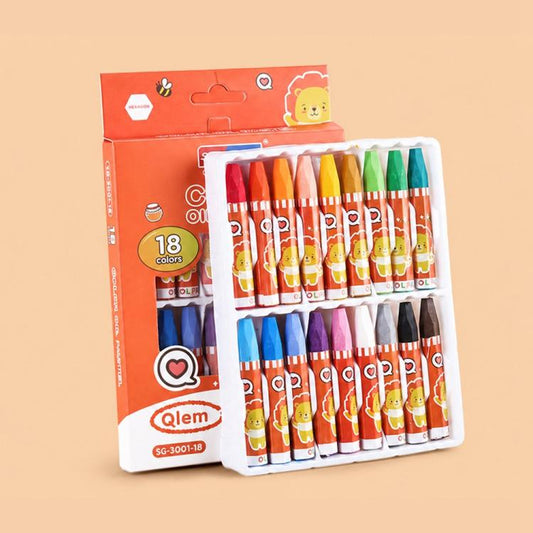 Children Silky Smooth Color Crayons Oil Pastels, 12 Colors, 18 Colors, 24 Colors, 36 Colors