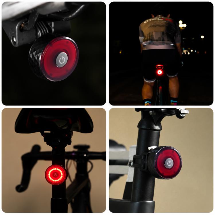 CYCLAMi T08 Smart Brake Sensing Bike Tail Light with Positioning Function, T08