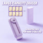 Macaron-Style Sliding Eraser with Refillable Soft Eraser