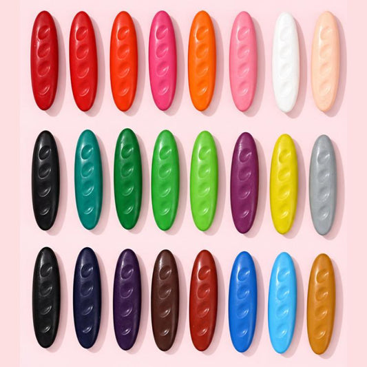 Children Plastic Color Crayons Nut Washable Crayons, 12 Colors, 24 Colors, 36 Colors