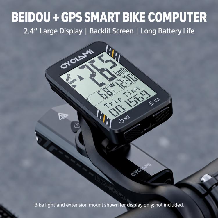 CYCLAMi BKV310 GPS Bicycle Computer Cycling Speedometer for Road & MTB, Only Odometer, With S2 Bracket, With S8 Bracket, With One-Piece Handlebar Bracket