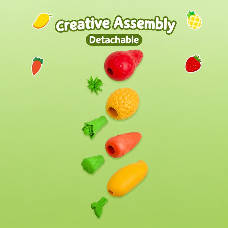 10 PCS/Pack Cute Creative Cartoon Fruit-Shaped Jumbo Eraser