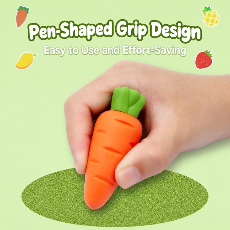 10 PCS/Pack Cute Creative Cartoon Fruit-Shaped Jumbo Eraser