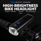 CYCLAMi AI1200 Waterproof Bicycle Front Light Bright Flashlight for Night Riding, AI1200