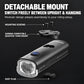 CYCLAMi AI1200 Waterproof Bicycle Front Light Bright Flashlight for Night Riding, AI1200