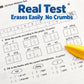 Holee 4 PCS/Box Dust-Free Eraser, Creative Rhombus Eraser