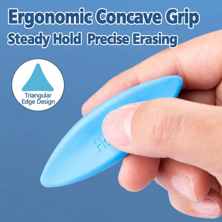 Holee 4 PCS/Box Dust-Free Eraser, Creative Rhombus Eraser