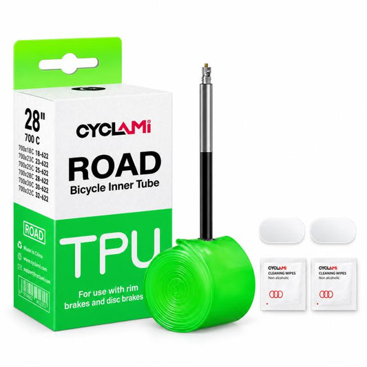 CYCLAMi Ultralight TPU Inner Tube for Road Bikes, 30g-FV45mm, 30g-FV65mm, 30g-FV85mm