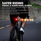 CYCLAMi LA150 Cycling Smart Radar Tail Light Compatible with Bike Computer, LA150