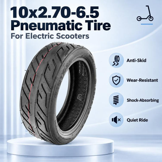 AIMITE Electric Scooter Thickened Vacuum Tire, Size: 10 x 2.70-6.5 inch, Size: 10 x 2.70-6.5 inch