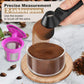LsCook High Capacity Coffee Plastic Round Scoop Long-Handled No?Spill Spoon