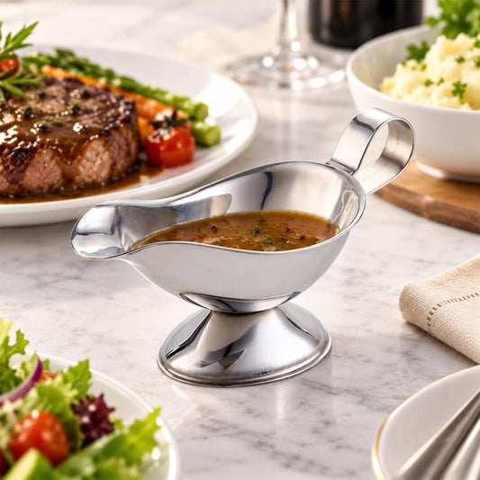 LsCook 201 Stainless Steel Gravy Boat Sauce Boat Steak Sauce Bottle, 3oz Gravy Boat, 5oz Gravy Boat, 8oz Gravy Boat, 10oz Gravy Boat, 16oz Gravy Boat
