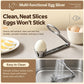 LsCook Kitchen Multi-Functional Aluminum Alloy Egg Cutter Egg Slicer