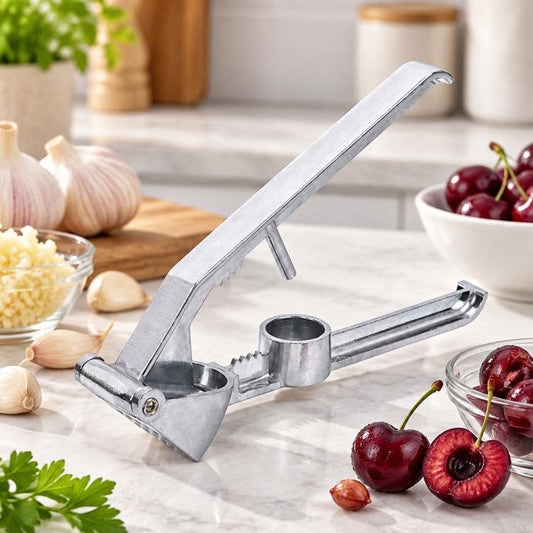 LsCook Stainless Steel Manual Garlic Masher Garlic Presser, No.3 Garlic Press, No.10 Garlic Press, No.9 Garlic Press