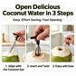LsCook 430 Stainless Steel Coconut Opener Coconut Shell Opening