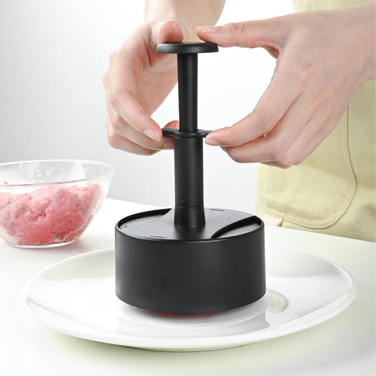 LsCook ABS Round Hamburger Patty Press Kit with 100 Baking Papers