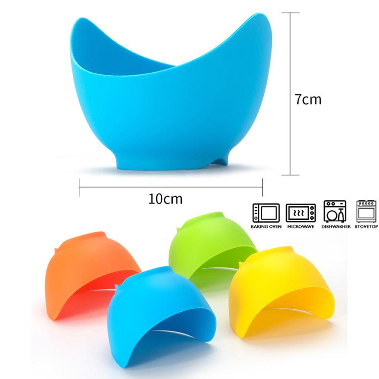 4 PCS/Set Food Grade Silicone Heat Resistant Silicone Egg Poacher Cups